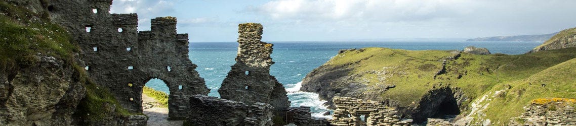 Tingatel Ruins, Cornwall