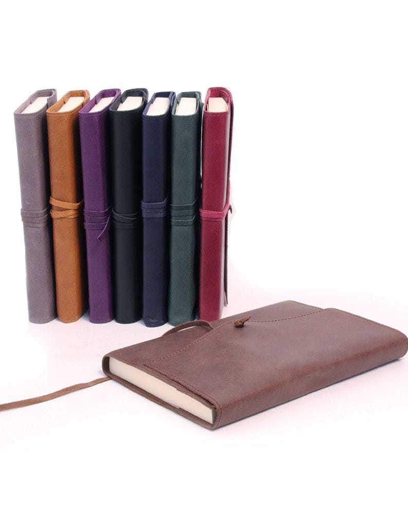 Amalfi Large Refillable Leather Journal