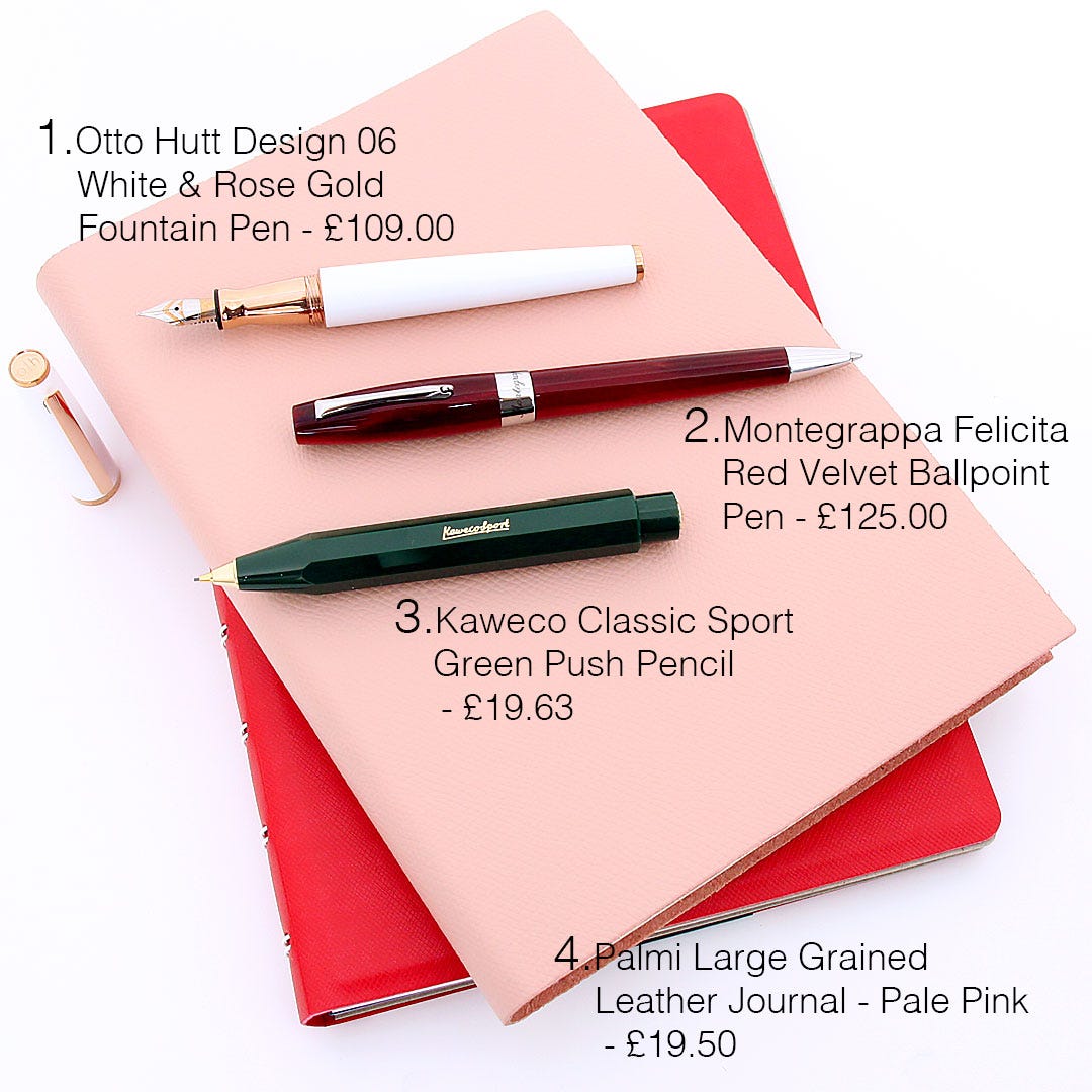 Pen Heaven's selection of products to match 'Summer Meadow' Spring/Summer 2019 Fashion Trends from London Fashion Week