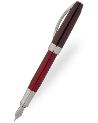 Visconti Michelangelo Translucent Red Fountain Pen