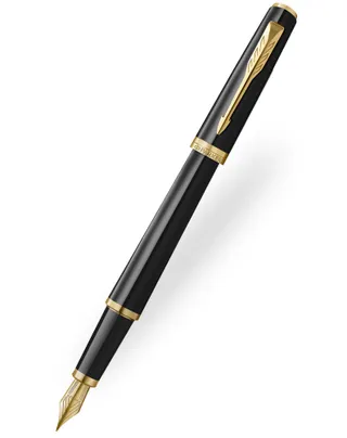 Parker Meridian Black Gold Trim Fountain Pen