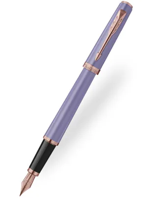 Parker Meridian Lilac Rose Gold Trim Fountain Pen