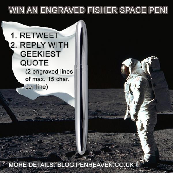 Attention all Geeks: Win a Fisher Space Pen.