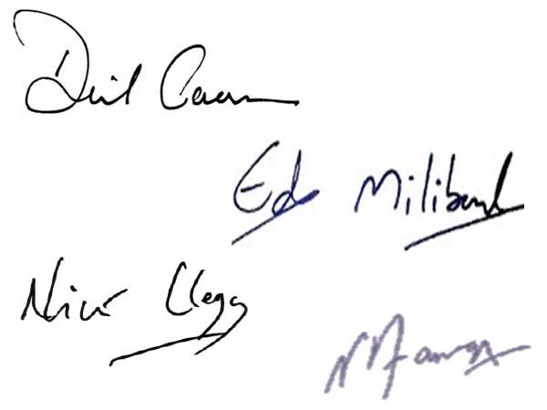 The Election Candidates Exposed – Their Handwriting Reveals All