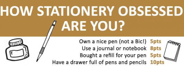 How Stationery Obsessed Are You?