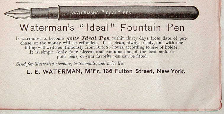 Did You Know the First Fountain Pen Was Patented in 1827?