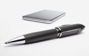 Gadgets & Gismos: Cross Peerless TrackR Carbon Black Ballpoint Pen lifestyle image