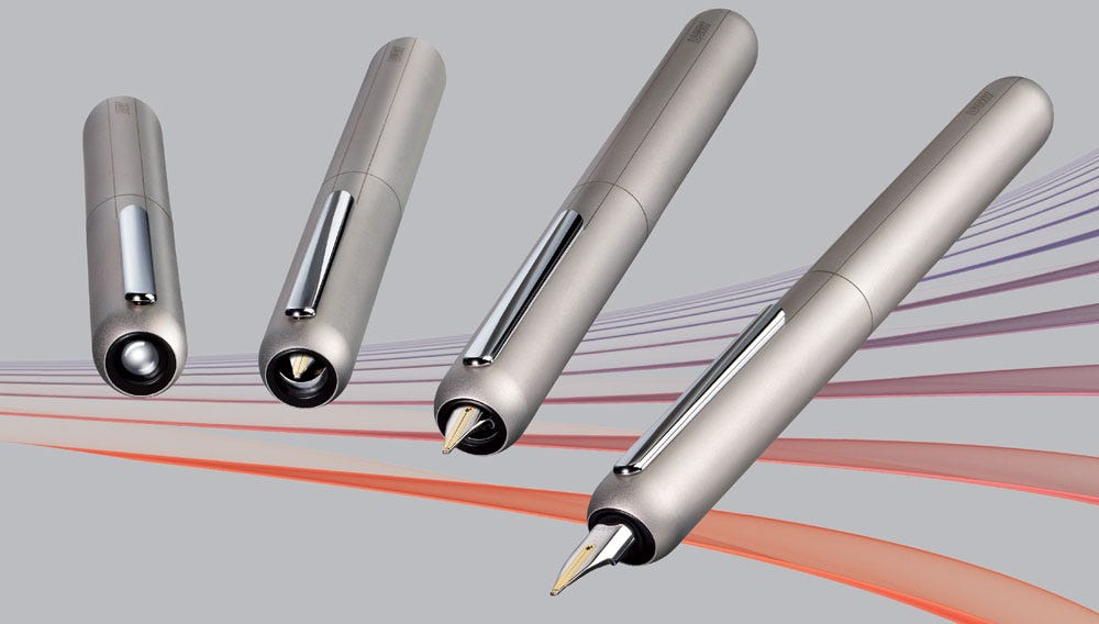 Gadgets & Gismos: Lamy Dialog 3 Palladium Fountain Pen - Retractable Nib