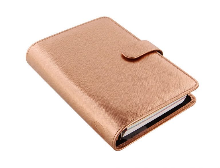 AW17 - Filofax Saffiano Rose Gold Organiser