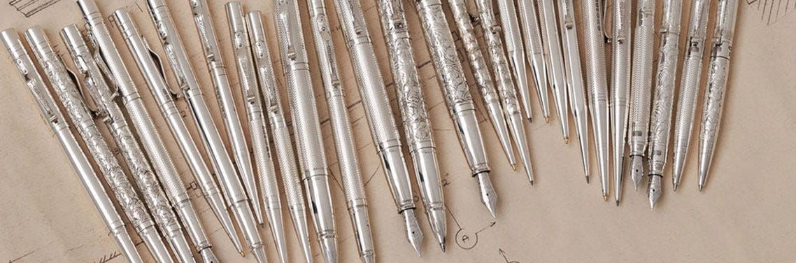 Handcrafted: Yard-O-Led - finished Yard-O-Led writing instruments