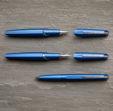 Pininfarina Segno PF Two Blue Rollerball Pen | Pen Heaven